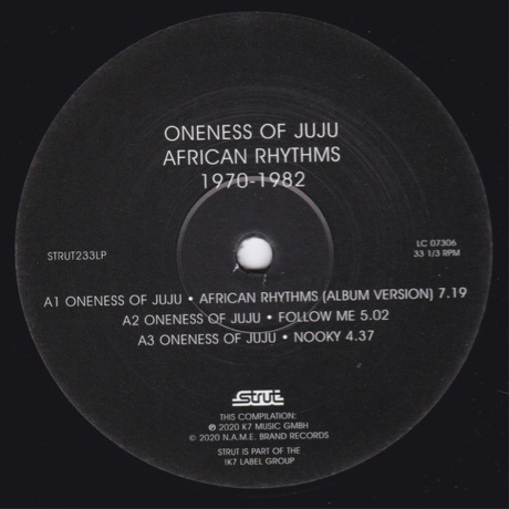 Oneness Of Juju - African Rhythms 1970-1982 (4062548010411) - фото 2