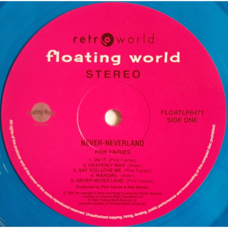 Pink Fairies - NeverNeverLand (coloured) (0805772647114) - фото 2