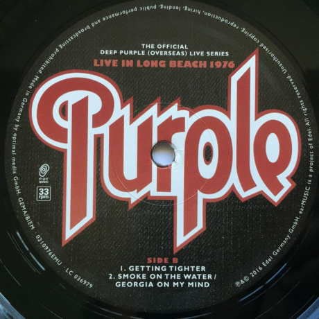 Deep Purple - Long Beach, 1976 (4029759109761) виниловая пластинка - фото 5