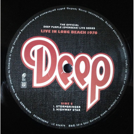 Deep Purple - Long Beach, 1976 (4029759109761) виниловая пластинка - фото 8