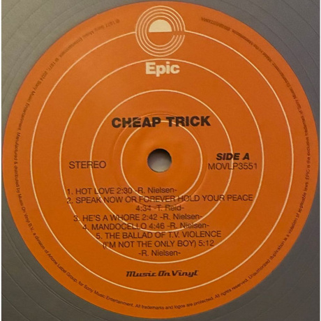 Cheap Trick - Cheap Trick (coloured) (8719262044920) виниловая пластинка - фото 4