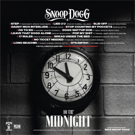 Snoop Dogg - 10 Til' Midnight (coloured) (0741365495048) виниловая пластинка - фото 2