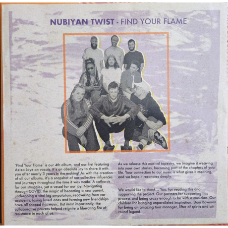 Nubiyan Twist - Find Your Flame (coloured) (4062548081329) виниловая пластинка - фото 3