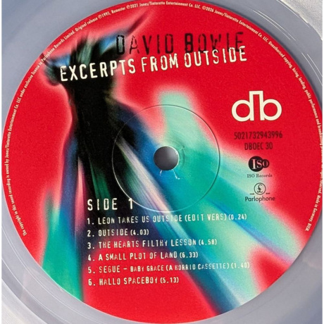 David Bowie - Excerpts From Outside (coloured) (5021732943996) виниловая пластинка - фото 3