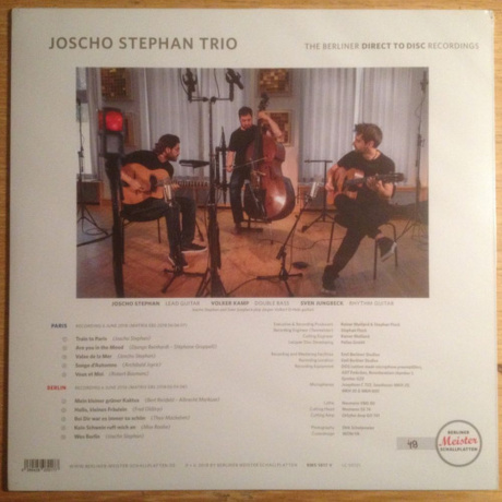 Joscho Stephan - Paris-Berlin (Audiophile Edition) (4260428070177) виниловая пластинка - фото 3