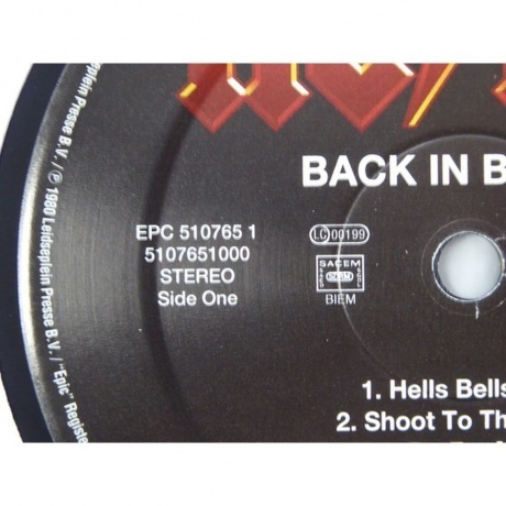 AC/DC, Back In Black (Remastered) (5099751076513) виниловая пластинка - фото 15