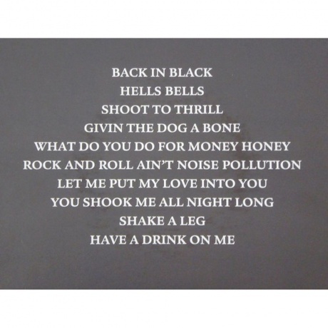 AC/DC, Back In Black (Remastered) (5099751076513) виниловая пластинка - фото 10