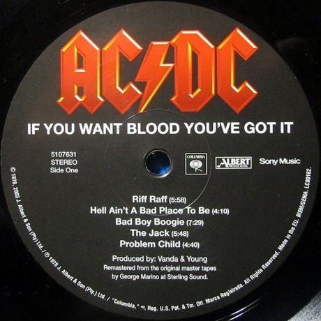 AC/DC - If You Want Blood You've Got It (5099751076315) виниловая пластинка - фото 5