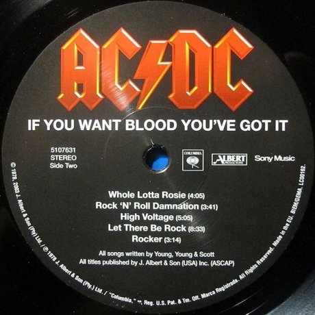 AC/DC - If You Want Blood You've Got It (5099751076315) виниловая пластинка - фото 6