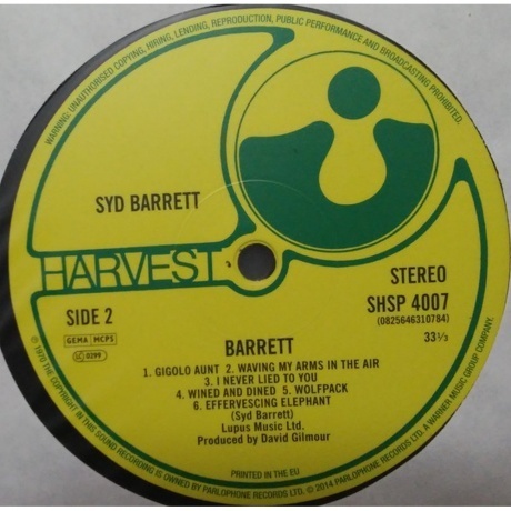 Syd Barrett - Barrett (0825646310784) виниловая пластинка - фото 8