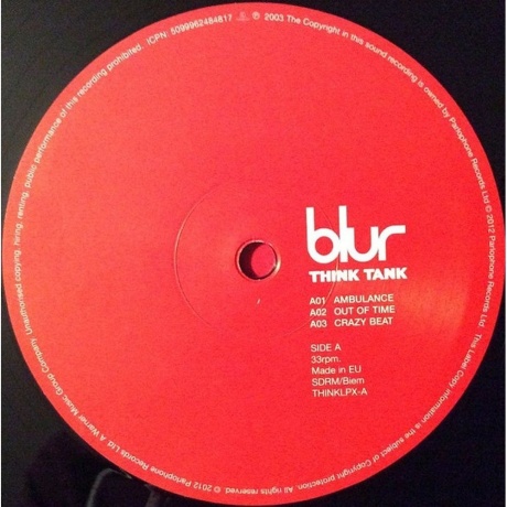 Blur - Think Tank (5099962484817) виниловая пластинка - фото 5