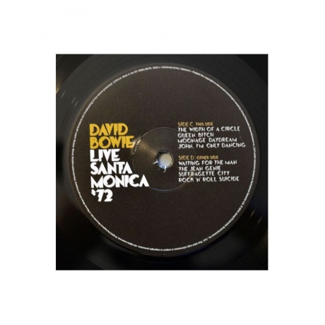 Виниловая пластинка Bowie, David, Live Santa Monica '72 (0825646113743) - фото 5