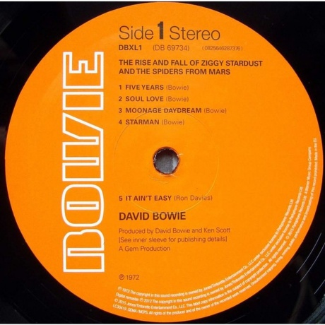 David Bowie - The Rise And Fall Of Ziggy Stardust And The Spiders From Mars (remastered 2012) (0825646287376) виниловая пластинка - фото 3