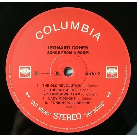 Leonard Cohen - Songs From A Room (0888751955615) виниловая пластинка - фото 4