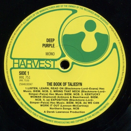 Deep Purple - The Book Of Taliesyn (Mono) (0825646183470) виниловая пластинка - фото 7