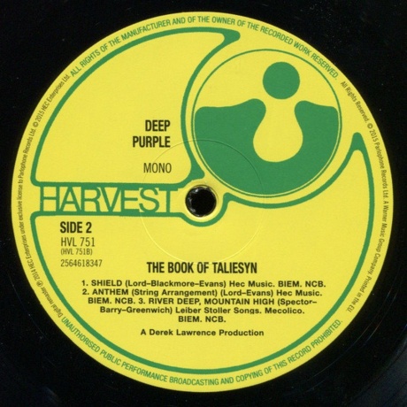 Deep Purple - The Book Of Taliesyn (Mono) (0825646183470) виниловая пластинка - фото 8