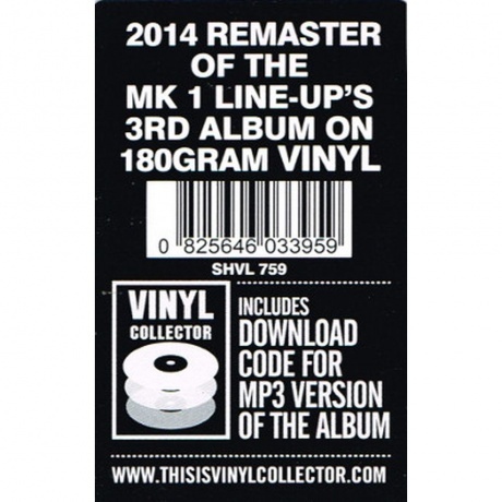 Deep Purple, Deep Purple (0825646033959) виниловая пластинка - фото 6