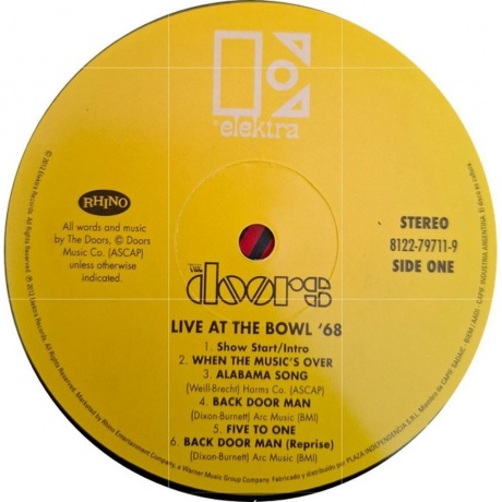 Doors, The, Live At The Bowl '68 (0081227971199) виниловая пластинка - фото 11