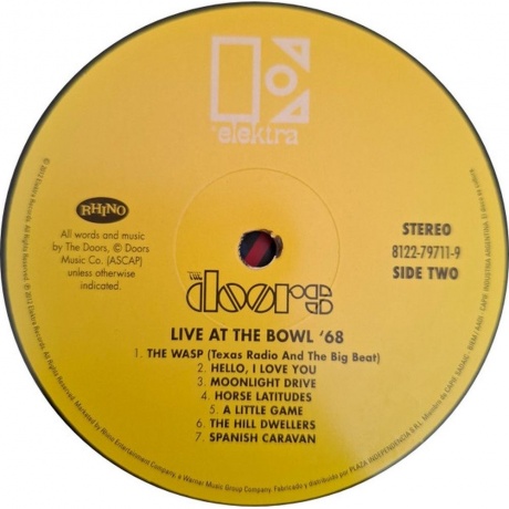 Doors, The, Live At The Bowl '68 (0081227971199) виниловая пластинка - фото 12