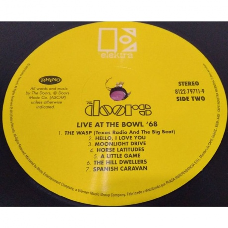 Doors, The, Live At The Bowl '68 (0081227971199) виниловая пластинка - фото 5