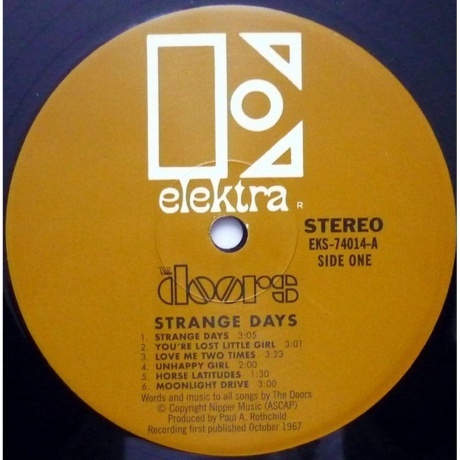 Doors - Strange Days (Stereo) (0081227986513) виниловая пластинка - фото 4