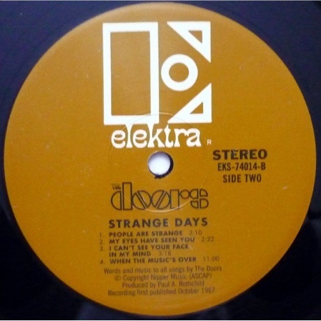 Doors - Strange Days (Stereo) (0081227986513) виниловая пластинка - фото 5