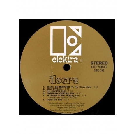 Doors - The Doors (Stereo) (0081227986506) виниловая пластинка - фото 3