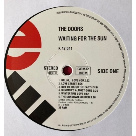 Doors - Waiting For The Sun (0075596066112) виниловая пластинка - фото 3