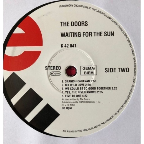 Doors - Waiting For The Sun (0075596066112) виниловая пластинка - фото 4