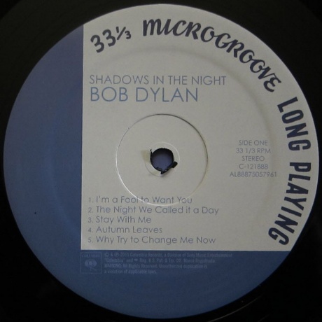 Bob Dylan - Shadows In The Night (0888750579614) виниловая пластинка - фото 3