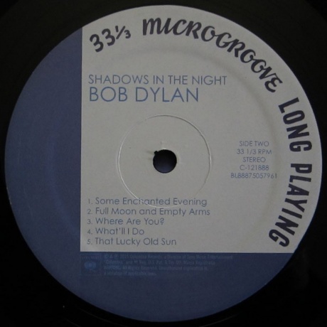 Bob Dylan - Shadows In The Night (0888750579614) виниловая пластинка - фото 4