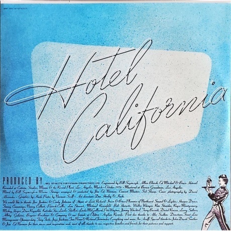 Eagles - Hotel California (0081227961619) виниловая пластинка - фото 7