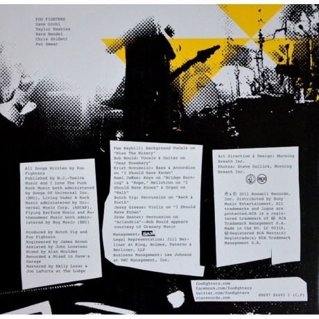 Foo Fighters, Wasting Light (0886978449313) виниловая пластинка - фото 7