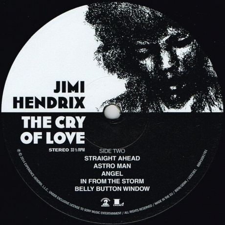 Jimi Hendrix - The Cry Of Love (0888430917811) виниловая пластинка - фото 5
