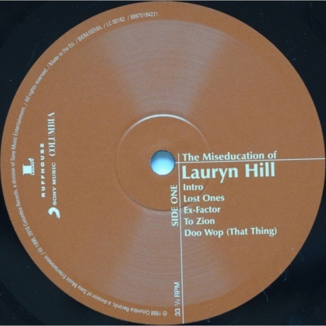 Lauryn Hill - The Miseducation Of (0888751942219) виниловая пластинка - фото 3