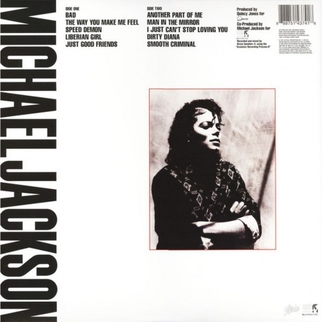 Michael Jackson - Bad (0888751437418) виниловая пластинка - фото 3
