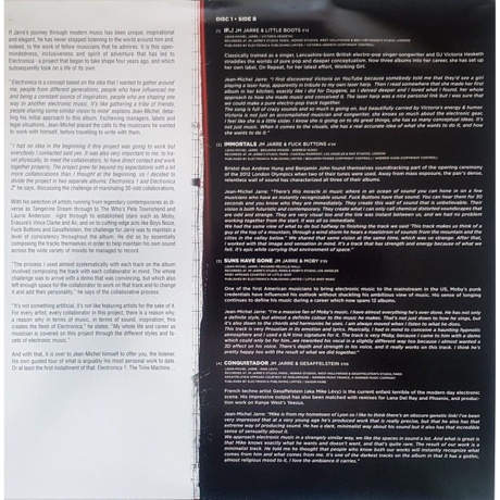 Jarre, Jean-Michel, Electronica 1: The Time Machine (0888430189812) виниловая пластинка - фото 10