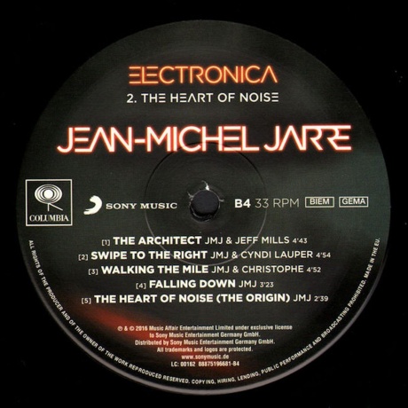 Jean Michel Jarre - Electronica 2: The Heart Of Noise (2Lp) (0888751966819) виниловая пластинка - фото 8