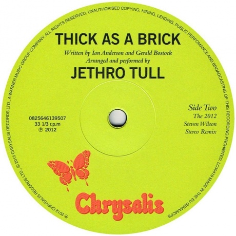 Jethro Tull - Thick As A Brick (0825646139507) виниловая пластинка - фото 4