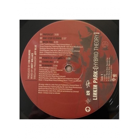 Linkin Park - Hybrid Theory (0093624941422) виниловая пластинка - фото 5