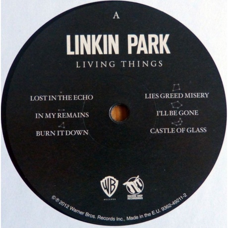 Linkin Park - Living Things (0093624921127) виниловая пластинка - фото 5