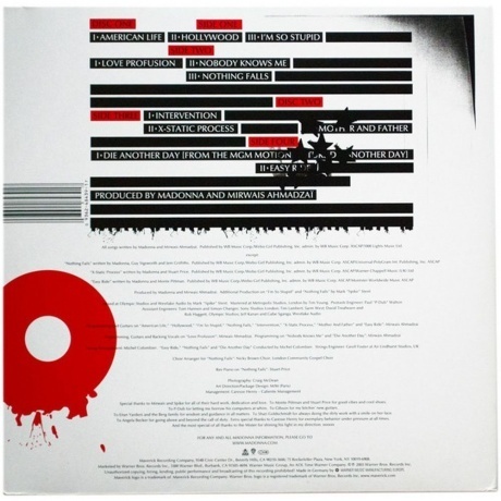 Madonna - American Life (0093624843917) виниловая пластинка - фото 3