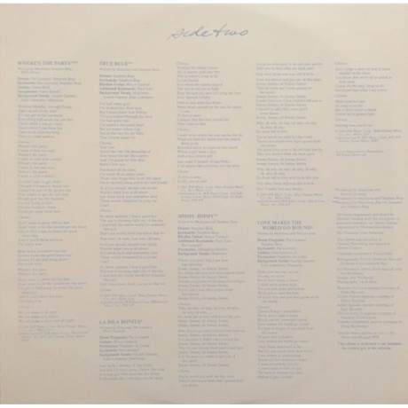 Madonna - True Blue (0081227973582) виниловая пластинка - фото 6