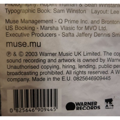 Muse - Absolution (0825646909445) виниловая пластинка - фото 5