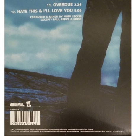 Muse - Showbiz (0825646912223) виниловая пластинка - фото 3