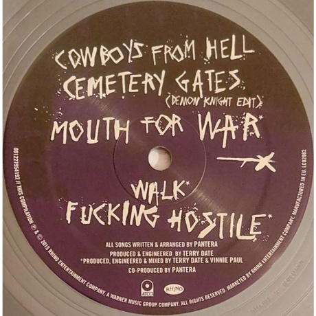 Pantera - History Of Hostility (Silverl) (0081227952228) виниловая пластинка - фото 3