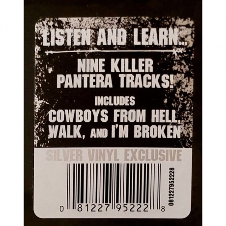 Pantera - History Of Hostility (Silverl) (0081227952228) виниловая пластинка - фото 6