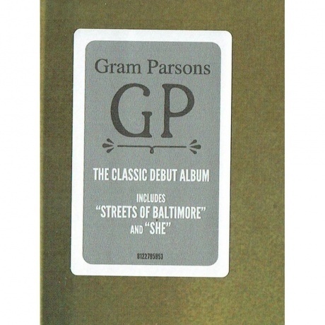 Gram Parsons - GP (0081227959531) виниловая пластинка - фото 8