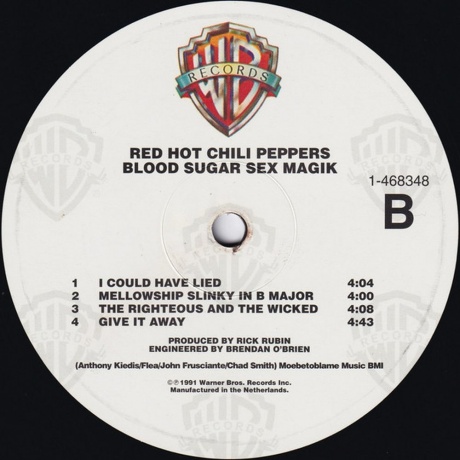 Red Hot Chili Peppers - Blood Sugar Sex Magik (0093624954163) виниловая пластинка - фото 5