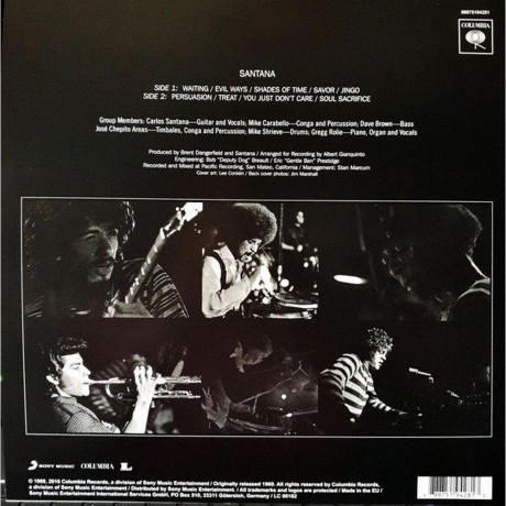 Santana - Santana (0888751942813) виниловая пластинка - фото 2